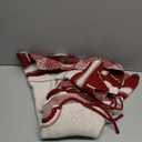 Mr. Pen 36" Red & White Knitted Christmas Tree Skirt, Xmas Tree Skirt, Small Tree Skirt