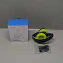 Kids Bluetooth 6.0 Headphones with LED Light, 85Hours Playtimes, Type-C Fast Charging, 85/94dB Volume Limited, Wireless Headphones with Built-in Mic, Wired & TF Card Mode, Blue and Green