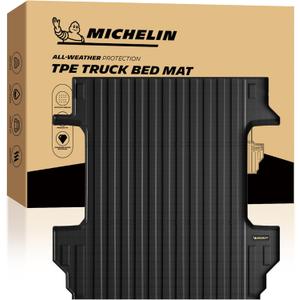 Michelin Truck Bed Mat for 2019-2026 Chevy Silverado/GMC Sierra 1500 5.8 FT / 69.9" Only (Not Fit Optional CarbonPro Bed), All-Weather Truck Bed Liner, Custom Fit, Durable TPE, Non-Slip