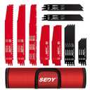 36-Piece Ultimate Reciprocating Saw Blade Set - Premium Saw Blades, Durable Wood & Metal Cutting Blades with Storage Pouch, Long-Lasting Pruning Blades