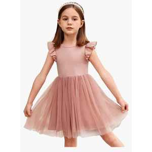 Arshiner Toddler Tutu Dress Little Girls Fluffy Summer Dresses Casual Party Tulle Sundress for Kids(2-3)