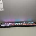 FTELEDLIGHT Full Color P5 LED Display Sign 40x8 Inch, USB + WIFI Programmable, Waterproof Indoor/Outdoor Use, 192x32 Dots for Advertising