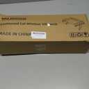 valigogo Cloud-Soft Cat Window Sill Perch with Zipper Designed Cushioned Bed, Supportive Cat Window Seat with Premium Solid Wood & Sturdy Metal Frame, Pet Hammock Bed for Large Cats (Medium, White) (Medium(21.7''x15''))