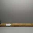 LOTUS & WINDOWARE Cordless Mini Blind, 1" Vinyl Slats, 47" Wide x 84" Long - White, Window Blinds for Home and Office, Interior Door Blinds - Light Filtering