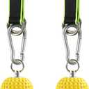 Climbing Pull Up Power Ball Hold Grips with Straps, Non-Slip Hand Grips Strength Trainer Exerciser for Bouldering, Pull-up, Kettlebells, Fitness, Workout