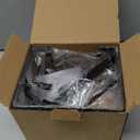 ORLESS Over The Door/Wall Mount Ironing Board Hanger, Laundry Room Iron and Ironing Caddy Board Storage Holder, Black