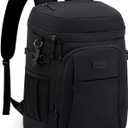 Tuwubi Cooler Backpack 35/42 Cans, Backpack Coolers Insulated Leak Proof for Men Women, Waterproof Soft Sided Lunch Camping Beach Travel Ice Chest Backpack Cooler Bag (Medium, Black)