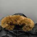 PAPILLON D'OR WEAR YOUR WINGS Women's Long Puffer Coat with Detachable Faux Fur Collar Hood Pockets Winter Jacket, XL