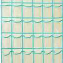 NIMES Hanging Closet Underwear Sock Jewelry Storage Over The Door Classroom Cell Phone Calculator Organizer 36 Clear Pockets (Beige)