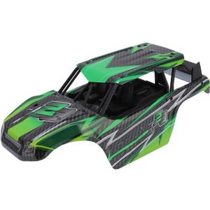 Alomejor 1/18 RC Car Body, Lightweight Attractive PVC Replacement Scale Model Body for RC hobbyists Racing Events Custom Builds (Green)