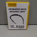 Glocusent Upgraded LED Neck Reading Light, Book Light for Reading in Bed, 30-min Timer, 3 Colors & 3 Brightness Adjustable, Rechargeable & Long Lasting, Perfect for Reading, Knitting