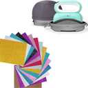 HTVRONT Hat Heat Press and Glitter HTV 15 Pack Bundle