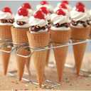 Wilton Cupcake Cones Baking Rack, 12-Cavity Ice Cream Cone Cupcakes Holder