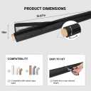 3 Layers HVAC Copper Pipe Insulation Cover, 70.86x10.03 Inch AC Pipe Insulation Outdoor, Oxford Cloth with Foil Sleeve for Protection from Sun and Cold