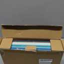 VIOLABBEY 8x10 Picture Frames Set of 4, Colorful Photo Frame of Modern Style, High Definition Tempered Real Glass, Wall Mounted or Tabletop Display (Blue Series) (Baby blue+Turquoise blue+Bright blue+Navy blue)