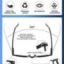 CCVOO Reading Glasses for Women/Men, Eyeglasses, Blue Light Readers for Women/Men, Computer Eye Glasses, Cheaters