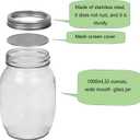 4Pack Sprouting Kit,1000ml Sprouting Jar with Mesh Lids and Stands, Microgreens Sprouts Growing Kit, Broccoli Sprouts Seeds Sprouting Jars with Screen Lids,Blackout Sleeves, Tray