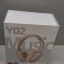 Wentronic Y02 Active Noise Cancelling Headphones,60H Battery,5 EQ Music Modes,Hi-Res Audio,Deep Bass,Foldable Wireless Over Ear Bluetooth 5.4 Headset,Breathable Leather Earpads (Starlight)