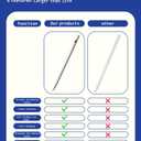 Stylus Pen for Samsung Galaxy Tab A11+/A11/A9+/A9/A8/A7 Tablet Pens for iOS/Android/Windows Stylists Pen with Dual Touch Screen Stylus Pencil (Black)