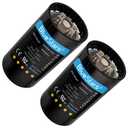 [Updated Version] 270-324 uF MFD 250 VAC Round Motor Start Capacitor 50/60 Hz CD60 AC Electric Replacement Part by BlueStars - Pack of 2