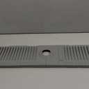 24'' Longer Faucet Mat for Kitchen Sink Splash Guard[7 Slope Fast Self-draining][Snap Lock Fit]Kitchen Sink Faucet Mat Splash Guard Kitchen Sink Area Water Splash Guard Behind Faucet Draining Mat (24" x 5.5", Gray)