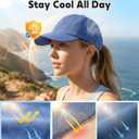 Performance Running Hat for Women Men UPF 80+ Baseball Cap, Lightweight Breathable Cooling Mesh Quick Dry for Golf