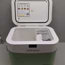 Megiu Car Fridge Portable 12 Volt Refrigerator 23 Quart (22 Liter) Freezer Compressor Cooler 12V/24V DC 110240 V AC for Outdoor, Camping, Travel, Home Use -18~+15 (Green)