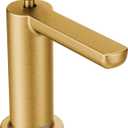 Moen Brushed Gold Modern Deck Mounted Kitchen Soap Dispenser with Above-the-Sink Refillable Bottle, S3947BG