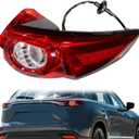Replacement for Mazda CX-9 2016-2023 Outer Tail Light Right Side TK5051150 W/Eyebrow Lights