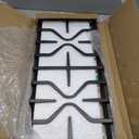 zcafmf WB31X27151 & WB31X24736 Cast Iron Stove Grate Set, Premium Replacement for GE Gas Range Models, Ideal for Surface Burner Side Grate and Gas Cooktop Parts, Durable Cast Iron Construction -1 Pack