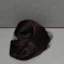 Isaic Hair Toppers for Women with Thinning Hair, 24 Inch Synthetic Clip in Topper Hair Extensions with Adjustable Band, Layered Wiglet Adds Volume and Natural Coverage (Dark Brown)