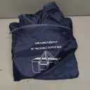 Foldable Duffle Bag for Travel - 75L Large Spare Travel Duffel Bag Lightweight with Trolley Sleeve - Navy