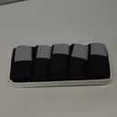 Men's Athletic Cushioned Ankle Socks, Comfort Wicking Anti-Blister Running Sock 5 Pairs (9-12)