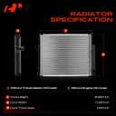 A-Premium Engine Coolant Radiator Assembly Compatible with BMW E36 E46 Series 320i, 323i, 323is, 325i, 325is, 328i, 328is, M3, Z3, 1992-1999, Replace# 17111469179, 17111469908