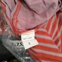 MISSACTIVER Women Drawstring Striped Pants Loose Wide Leg Trousers Casual Low Waist Pants Comfy Lounge Pants with Pockets L, Big Red