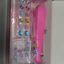 kidzkube Hair Gem Stamper Kit, Bling Hair Jewels for Girls Toys, Hair Styling Tool with Reusable Shining Diamonds, Birthday Gifts Toys for Girls Ages 3 4 5 6 8-12 (Pink)