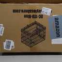 BestPet | Dog Crate | 18" | Blue | Foldable Metal Kennel with Single Doors, Secure Slide-Bolt Latches, Leakproof Tray | Portable Dog Cage for Small Breeds | for Travel, Indoor & Outdoor Use