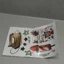 Yovkky Merry Christmas Home Alone Window Clings 9 Sheets, Xmas Kevin Battle Plan Thief 2026 New Year Stickers Decals Decor, Stocking Fan Iron Winter Holiday Home Kitchen Decorations