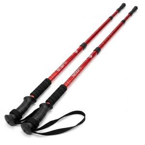 2 Walking Sticks Red With black