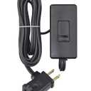 Leviton Table Top Plug in Lamp Dimmer for Dimmable LED, Halogen and Incandescent Bulbs, TBL03-10E, Black