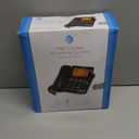 AT&T CD4930 Corded Phone with Digital Answering System and Caller ID, Extra-Large Tilt Display & Buttons, Black (1 Pack)