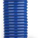 EVA Coil Garden Hose for Gardener: Retractable Self Coiling Hoses with 3/4" GHT Solid Brass Fittings - Kink Free and Flexible for Home and Garden Yard (20FT, Blue)