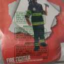 Morph Firefighter Costume for Kids- Boys Fireman & Fire Fighter Costume for Halloween (Medium, Red)