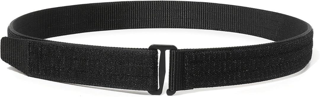 TACNEX Duty Inner Belt Loop/Hook Liner Simple EDC Stiff Nylon Gun Belt Men Concealed Carry with Stainless Steel Hook Clasp (Medium)
