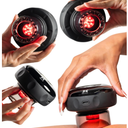 REVO The Original 4-in-1 Smart Cupping Therapy Massager, Red Light Therapy for Targeted Pain Relief, Knots, Aches, Muscle Soreness, Circulation & Tighter Skin, Portable Cupping Kit (Four Pack)