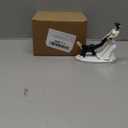 4.2 X 3.9 in Bride Dragging Groom Cake Topper, Funny Wedding Party Figurine Decor