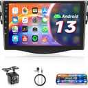 Radio for Toyota RAV4 2007 2008 2009 2010 2011 Android 13 Car Stereo with GPS Navigation, Rimoody 9 Inch Touch Screen Car Radio with Bluetooth FM WiFi Mirror Link + Backup Camera