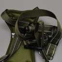 Dog Seat Belt Harness for Car, Dog Car Harness Adjustable Mesh Breathable & Dogs Seatbelt Safety Tether with Elastic Bungee for Medium Pets (Army Green, M) (M (Chest: 19.7-26.4", Neck: 12.6-20.5")