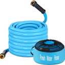 Kohree 35FT RV Water Hose with Storage Bag, 5/8'' Upgraded Drinking Water Hose Leak Free, No Kink and Flexible Garden Hose for RV, Camper, Truck, Car - Blue