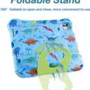Dinosaur Compatible with iPad 10.2 Tablet Case for Kids Boy Light EVA Kids Friendly for iPad 9th 8th 7th Generation 10.2 Case with Handle Kickstand Kid-Proof Shockproof Cover for boy Gift (KL)